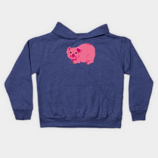 Pink Piggy Bank Kids Hoodie